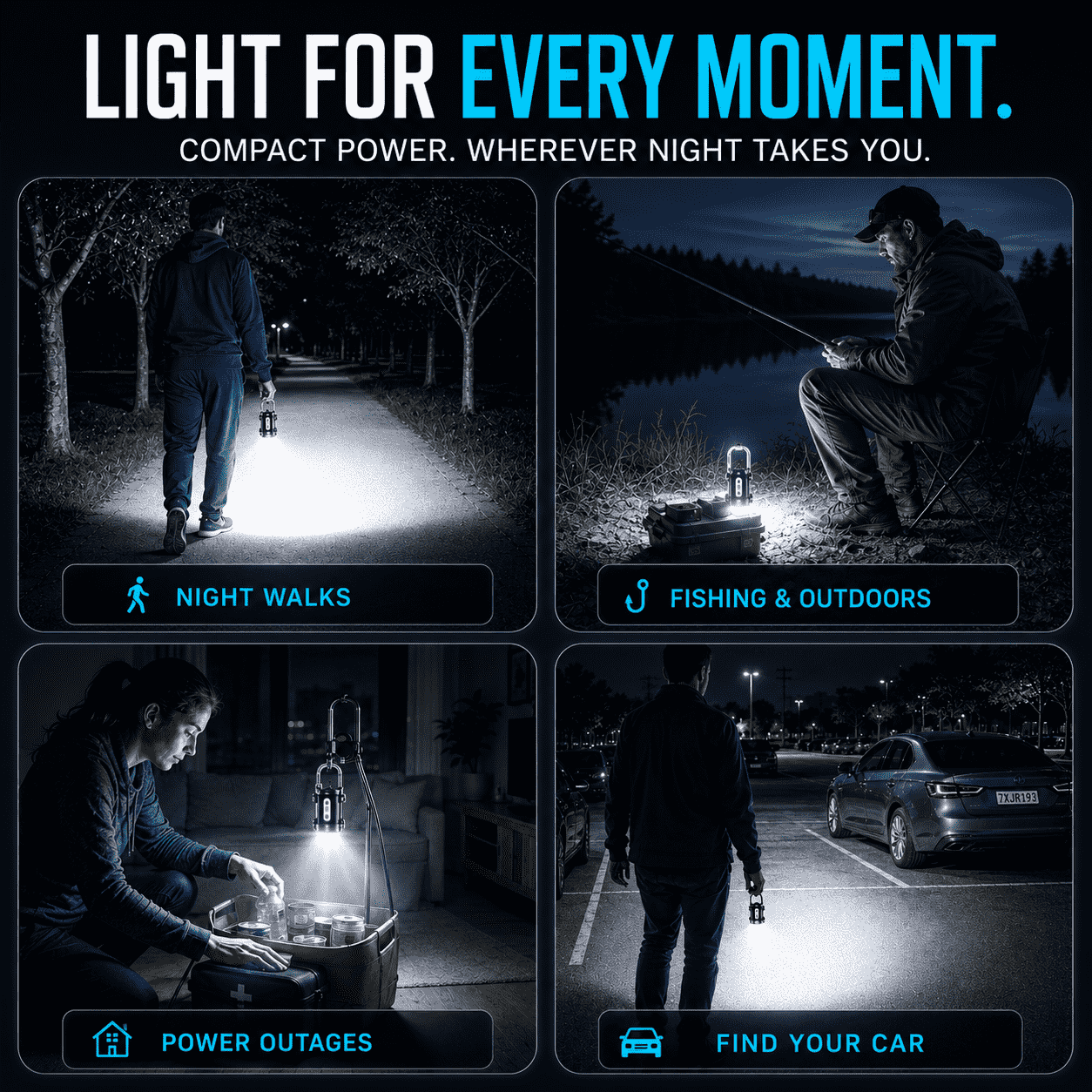 Sky-Reaching Beam Mini Keychain Flashlight – Ultra Bright Waterproof LED Pocket Light