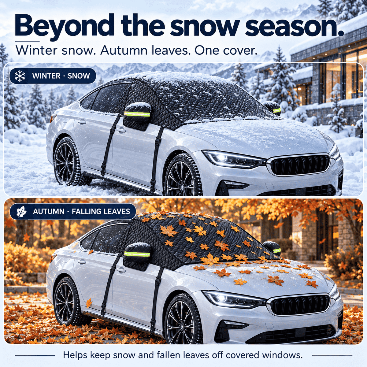 Magnetic Windshield Protector – Snow, Ice & All-Weather Car Cover❄️❄️