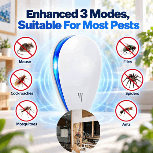Ultrasonic Pest Repeller – Chemical-Free Home Protection for 40+ Pests