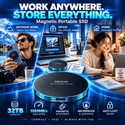 32TB Magnetic Portable SSD