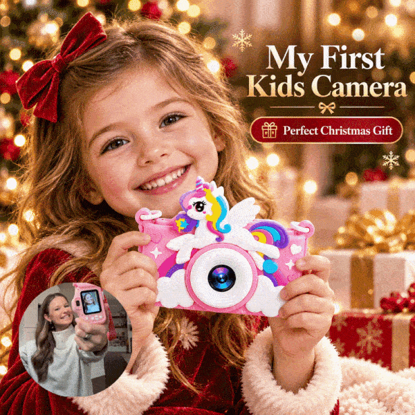 📸 Kids Digital Camera – The Perfect Christmas Gift for Big Memories 🎄