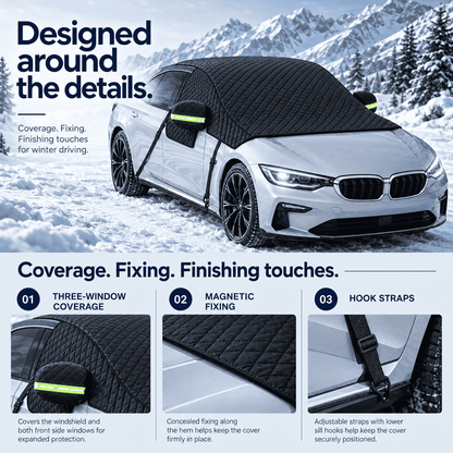 Magnetic Windshield Protector – Snow, Ice & All-Weather Car Cover❄️❄️
