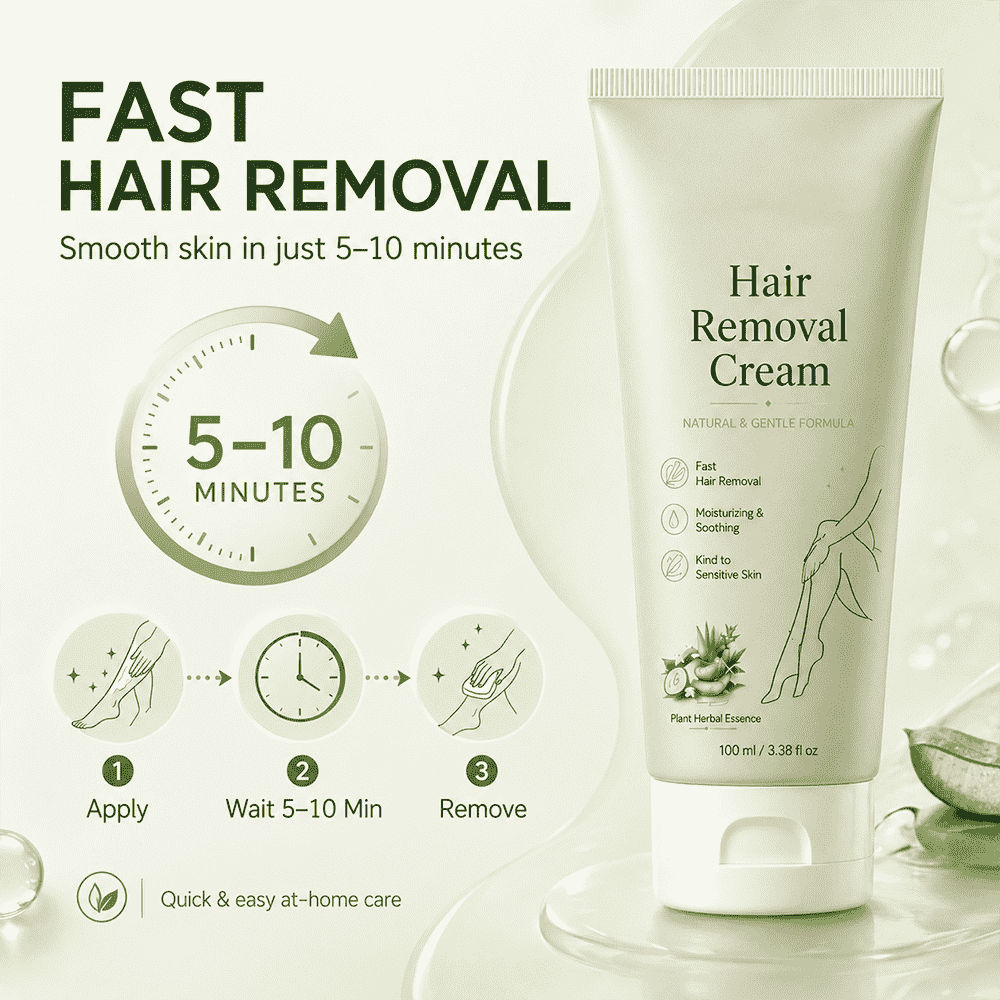 Gentle & Effective Hair Removal Cream – Smooth Skin Without Irritation