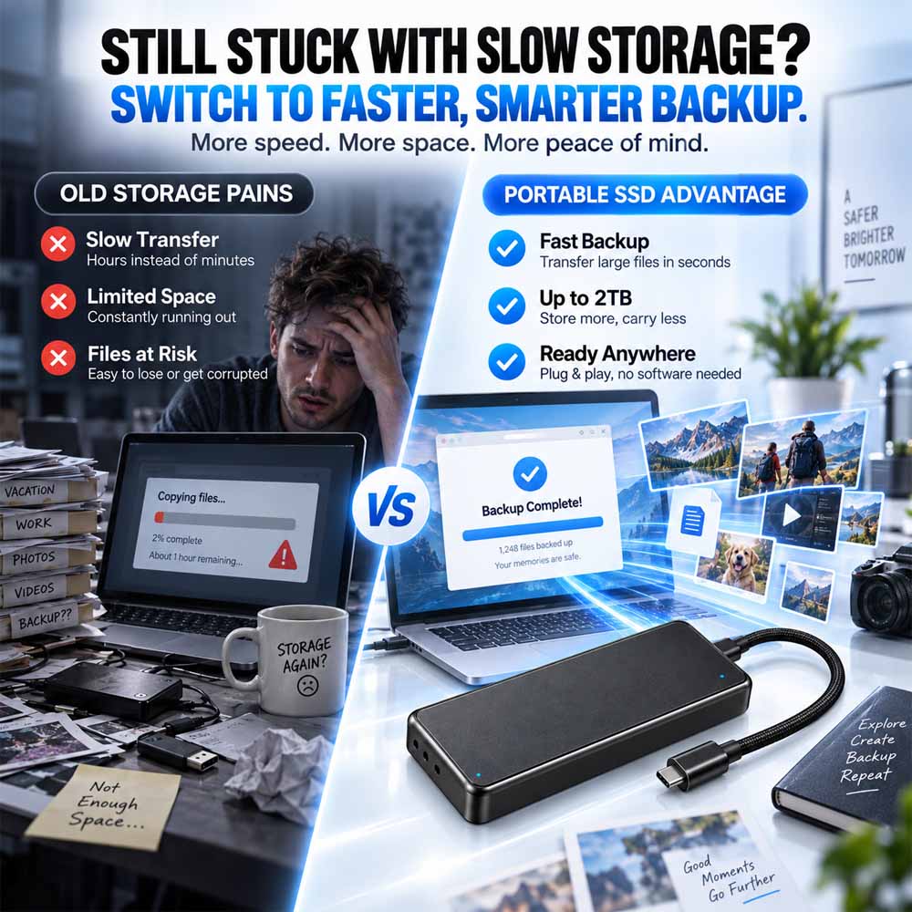 🏆 2026’s Most Popular Portable SSD — Premium Type-C Mini Storage | 500GB / 1TB / 2TB