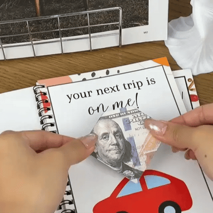 🔥 Last Day 50% OFF 🔥 Christmas Gift Card Book – 12 Gift Card Pages & Personal Message Holder