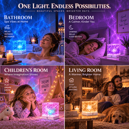 Dynamic 16-Color Ocean Wave Mood Light — Transform Any Room Into A Magical Space