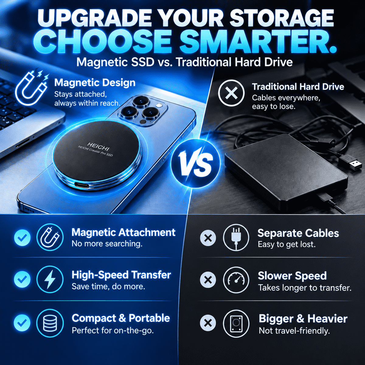 32TB Magnetic Portable SSD