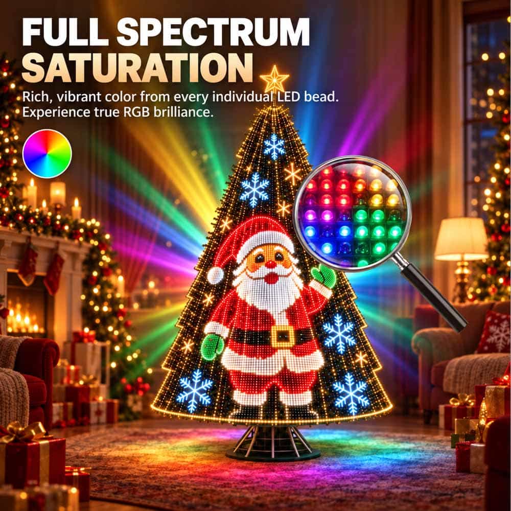 🎄Smart Animated Christmas Tree Lights — Make Your Christmas Tree Come Alive!🎅