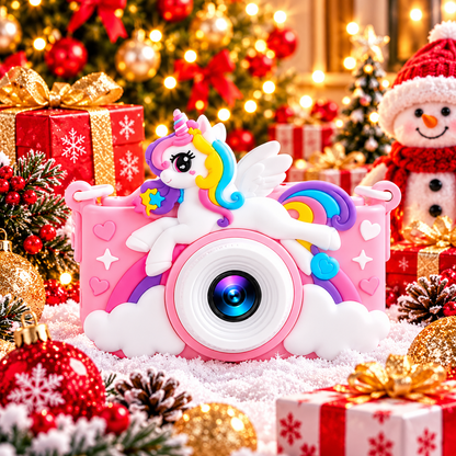 📸 Kids Digital Camera – The Perfect Christmas Gift for Big Memories 🎄
