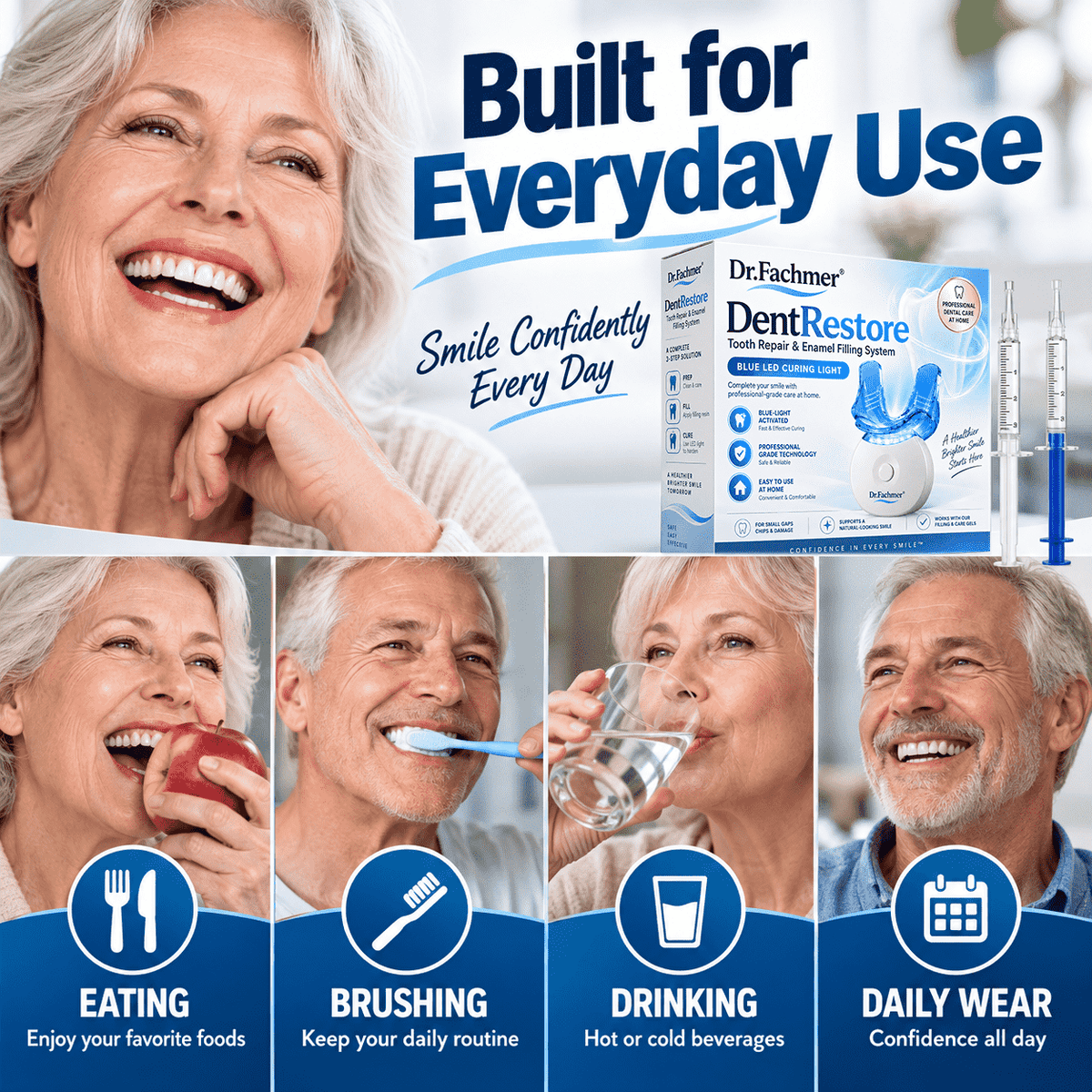 Dr.Fachmer® DentRestore Tooth Repair & Filling System