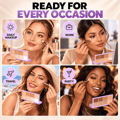 🎨 8-Color Matte Concealer Palette – Waterproof, Full-Coverage for Correction, Contour & Tattoo Cover ✨