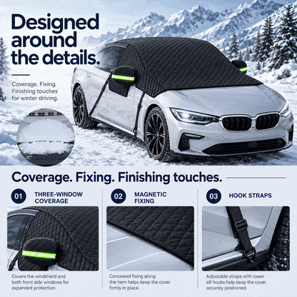 Magnetic Windshield Protector – Snow, Ice & All-Weather Car Cover❄️❄️