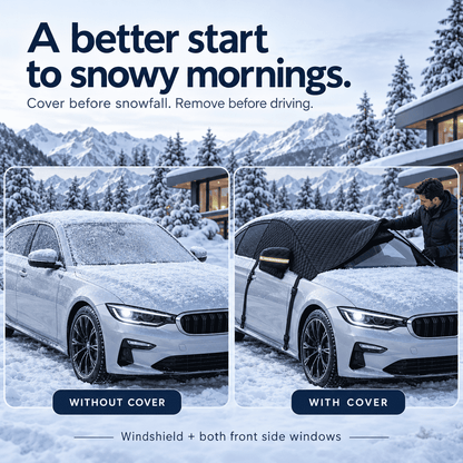 Magnetic Windshield Protector – Snow, Ice & All-Weather Car Cover❄️❄️