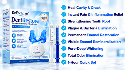 Dr.Fachmer® DentRestore Tooth Repair & Filling System 🌼
