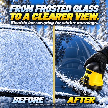 Cordless Electric Ice Scraper | Fast Ice Removal, Scratch-Safe Design❄️