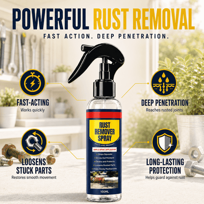 3-in-1 Rust Remover, Lubricant & Protective Spray + Free Towel