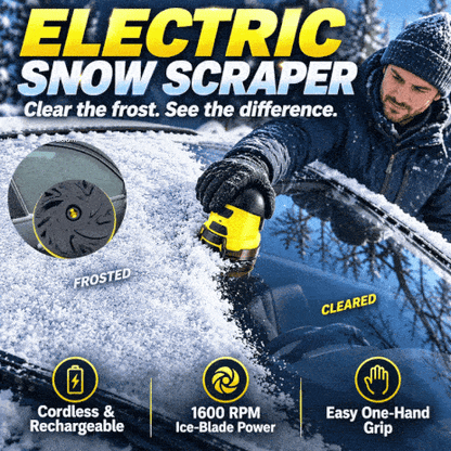 Cordless Electric Ice Scraper | Fast Ice Removal, Scratch-Safe Design❄️