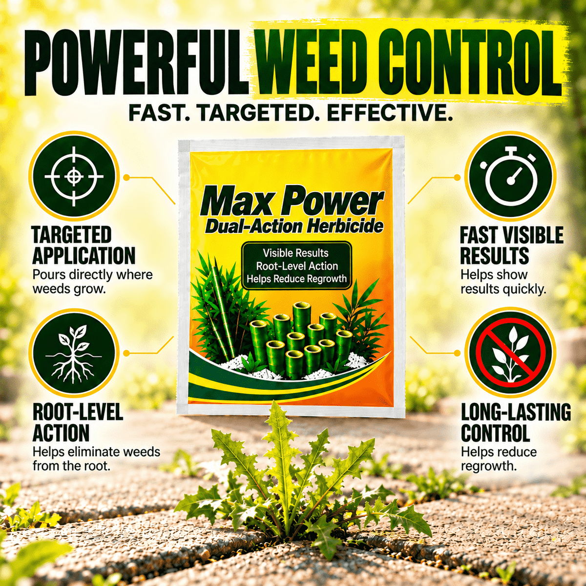 Fast-Acting Weed Killer – Root-Level Action