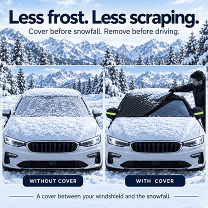 Magnetic Windshield Protector – Snow, Ice & All-Weather Car Cover❄️❄️