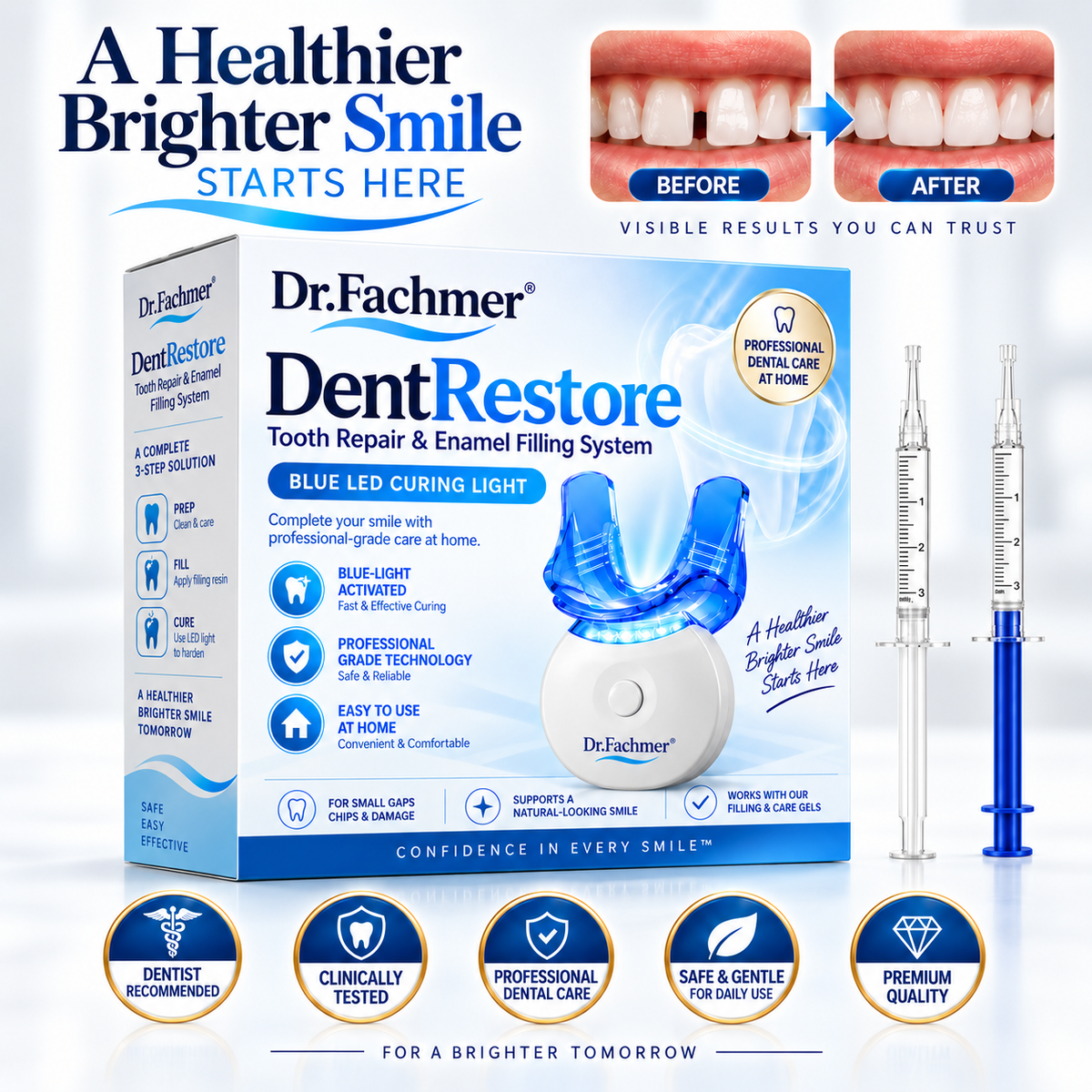 Dr.Fachmer® DentRestore Tooth Repair & Filling System