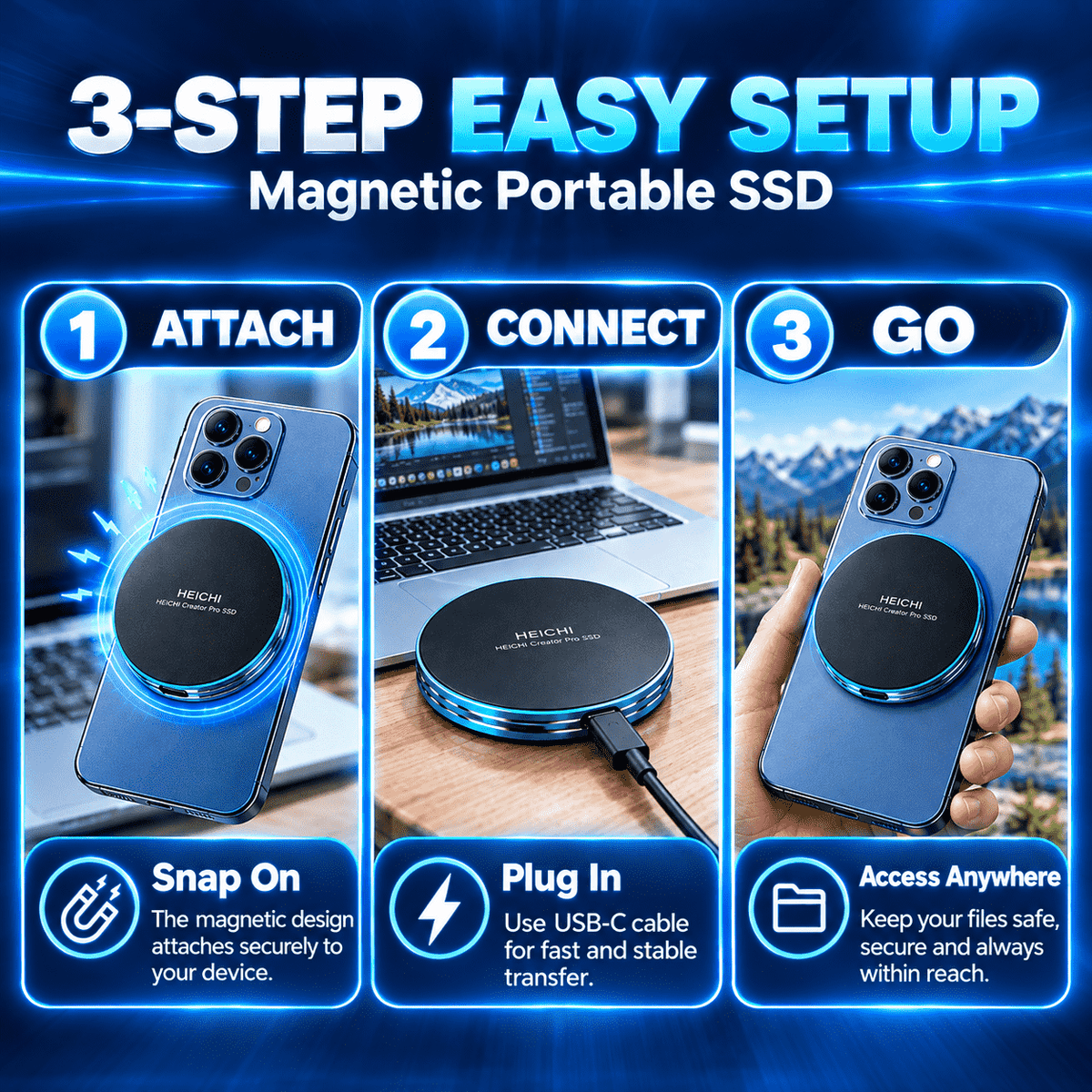 32TB Magnetic Portable SSD