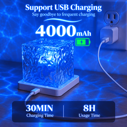 Dynamic 16-Color Ocean Wave Mood Light — Transform Any Room Into A Magical Space