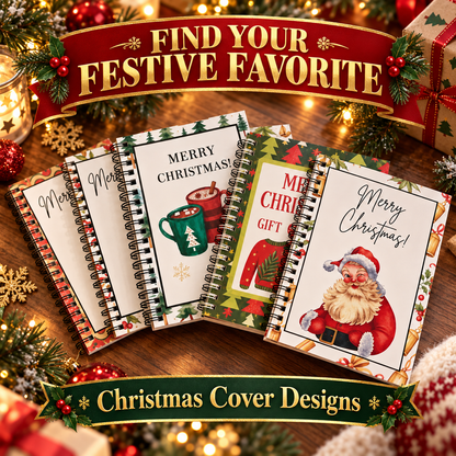 🔥 Last Day 50% OFF 🔥 Christmas Gift Card Book – 12 Gift Card Pages & Personal Message Holder
